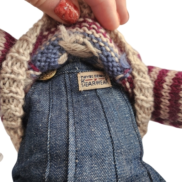 Vintage Boyds Bear Eddie Bean Bauer Patriotic Americana Collectibles Display - Picture 7 of 8